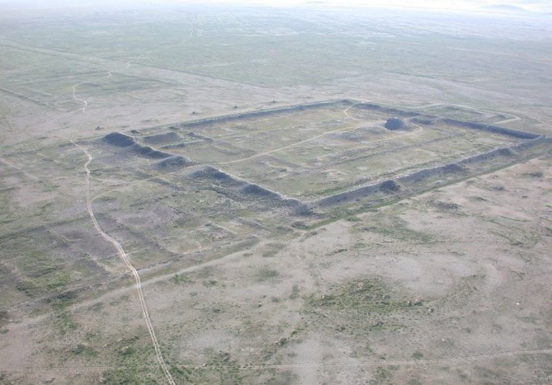 Aerial view Karabalgasun