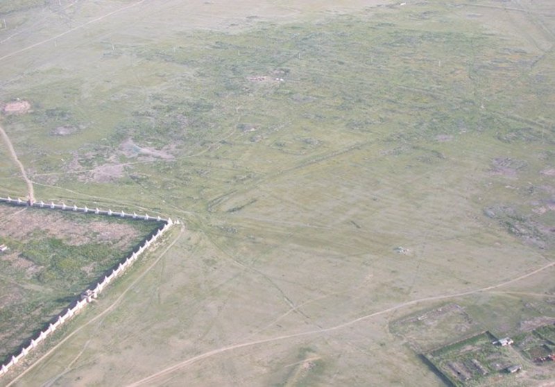 Aerial view Karakorum